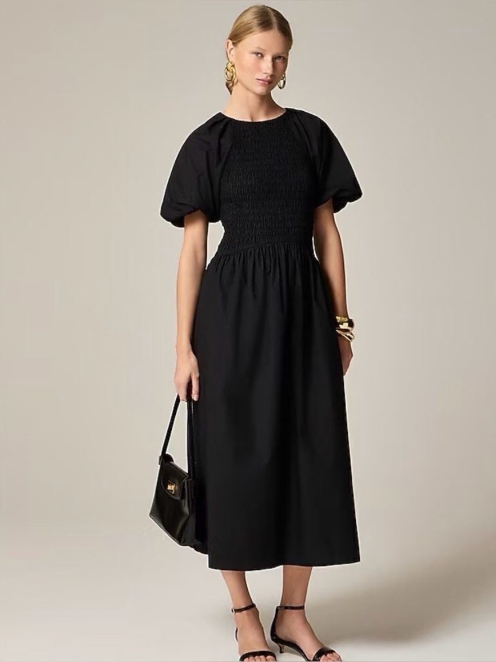 New J Crew Meadow Dress in Cotton Poplin Large